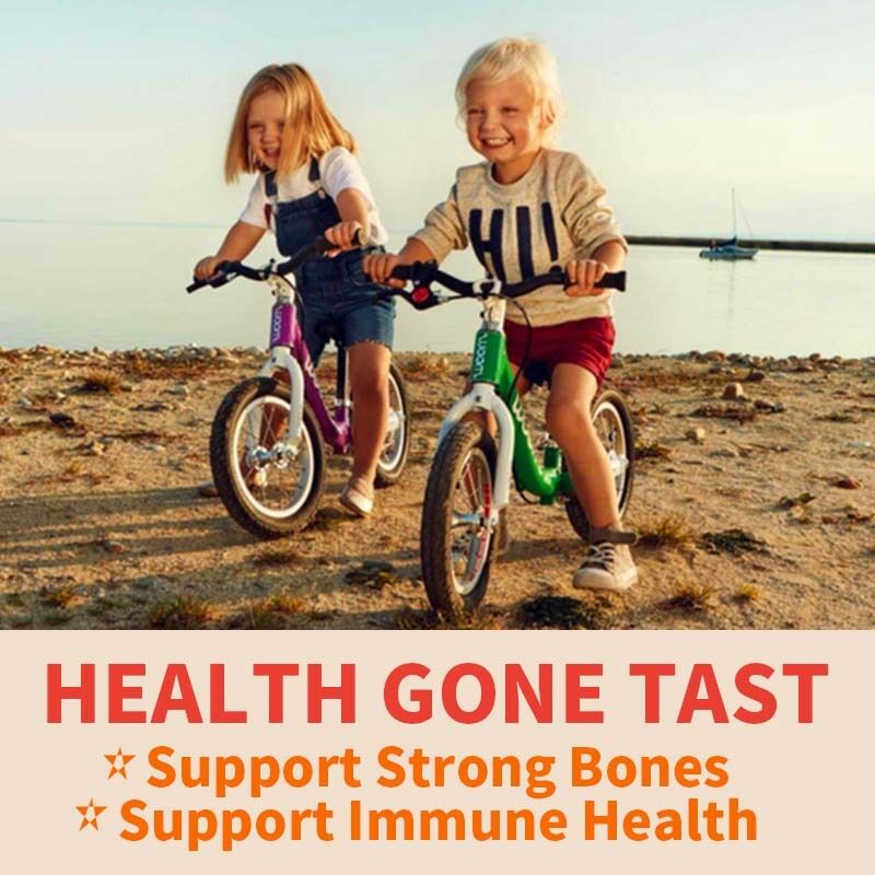 OEM Organik Çocuk Vitamin D3 Vitamin D3 Takviyesi Sakızlı Kemik ve Bağışıklık Sağlığı Vitamin D3 Sakızları