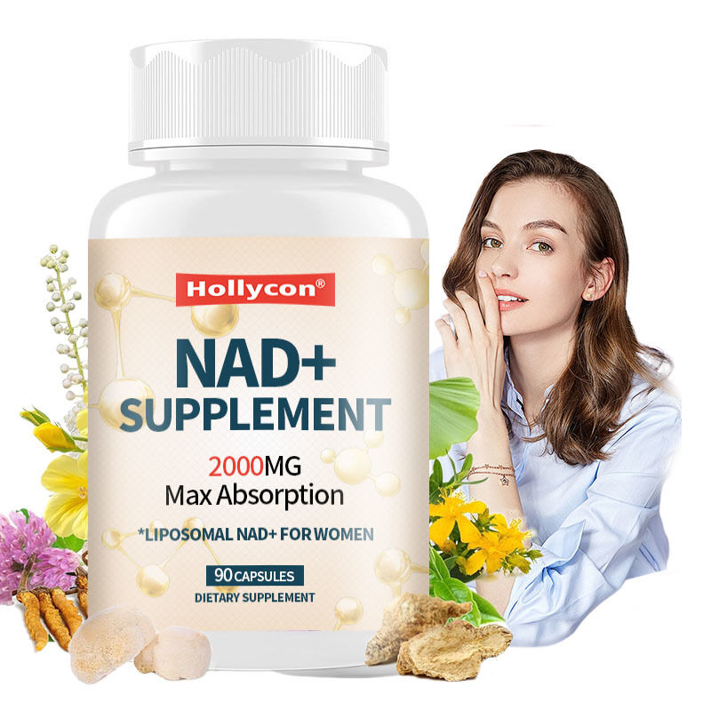 OEM 2000MG Lipozomal NAD+ Kadınlar İçin Maksimum Emilim NAD Plus Menopoz Bilişsel Netlik Enerji NAD + Takviyesi
