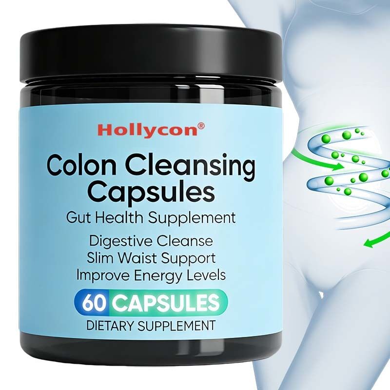 OEM/ODM Customized Herbal Detox Supplements for Gentle Digestive Cleanse Waist Trimming Support Colon Cleanse Capsules