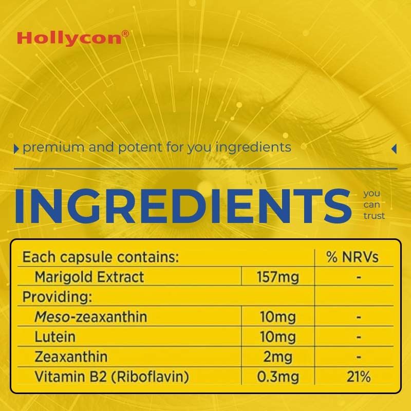 Özel Etiket Lutein Softgels Göz Sağlığı İçin Zeaxanthin ve Meso-Zeaxanthin'le Marigold Ekstraksiyonu