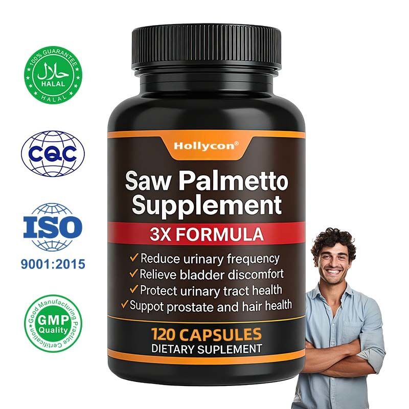Üreticisi Saw Palmetto Kapsülleri İdrar Sistemi Sağlık Karides Ekstrasyonu ile Prostat Saç Destek