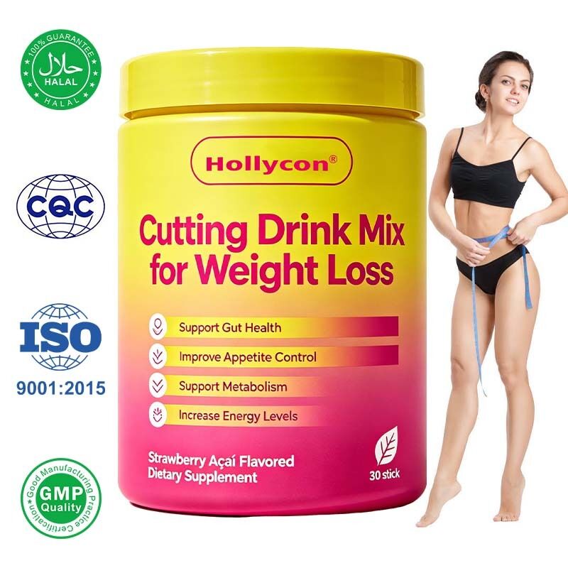 Özel Etiketli Nazik Bağırsak Bakımı Bağırsak Sağlık Takviyesi için Berberine & Yerba Mate Bitkisel İçecek Karışımı Tozu