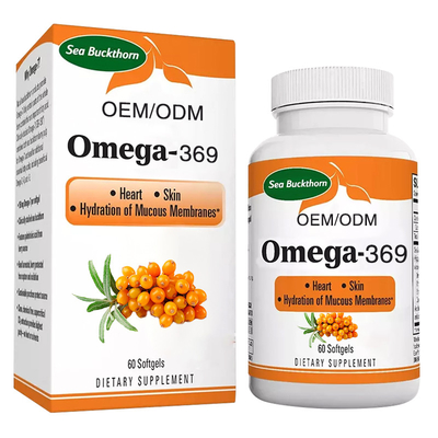 Bağışıklığı Güçlendirmek İçin Özel Sea Buckthorn Epa Omega 3 Softgels Takviyesi