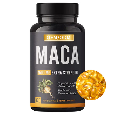 Kalça Büyütme İçin Erkek Siyah Maca Kök Takviyesi Softgels