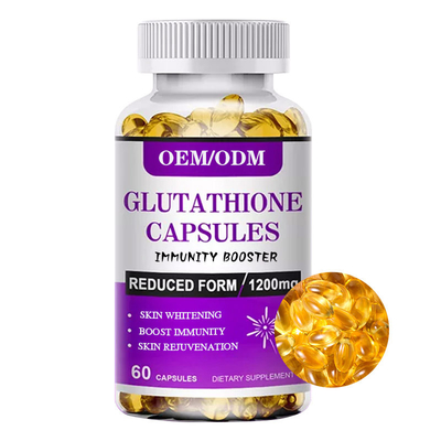 Güzellik İçin Doğal Orijinal Glutatyon Tabletleri Softgels 1200 mg