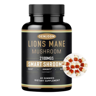 Organik Lions Mane Mantar Takviyesi 2100 Mg 60 Sakız
