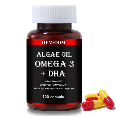 DHA Omega 3 Softgels Vegan Kapsül Yosun Yağı Takviyesi
