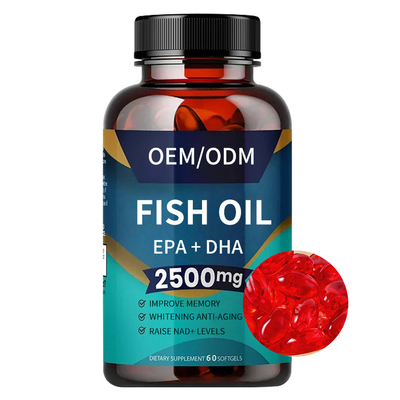 Bellek Softegels Takviyelerini Geliştirin Beyin İçin OEM omega-3 Balık Yağı