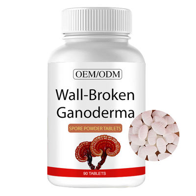 Duvar Kırık Lucidum Ganoderma Spore Toz Tablet Takviyesi