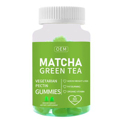 Kilo Kaybı İçin Yağ Yakıcı Yeşil Çay Matcha Slim Gummies Takviyeler