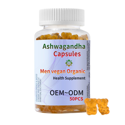 Organik Vegan Destress Relax Gummies Stres Gummies Ashwagandha OEM