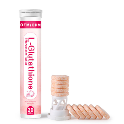 Cilt Beyazlatıcı Efervesan L Glutatyon Tablet Hapları Çilek Aromalı