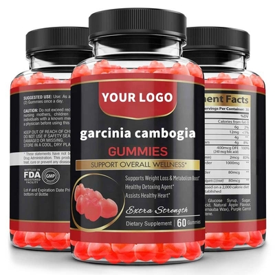 100% Bitkisel Kilo Kaybı Garcinia Cambogia Gummies Takviyeler