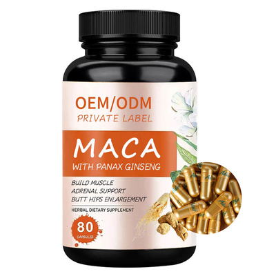 ODM Maca Panax Ginseng Extractum Kapsül Erkek Takviyesi