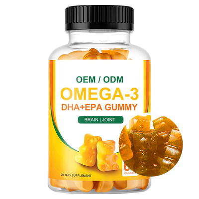 Vegan DHA EPA Omega 3 Softgels Gummies Takviyeler Beyin Eklemi Koruması