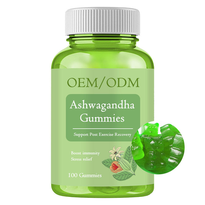 OEM 60 Ashwagandha Ek Sakızları Stres Giderici Enerji Bağışıklığı