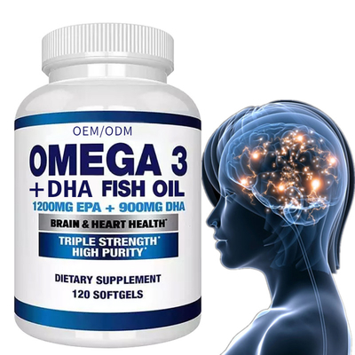 ODM Omega 3 Balık Yağı Üçlü Mukavemet Diyet Besin Takviyesi