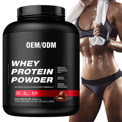 Özel Etiket Takviyeleri OEM 1lb İzole Peynir Altı Suyu Protein Tozu