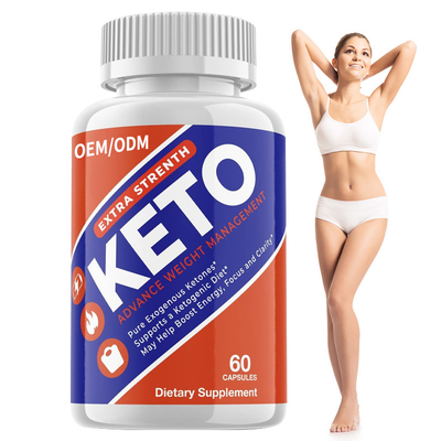 Kadınlar ve Erkekler İçin FDA Keto İnce Kapsüller Kilo Yağ Yönetimi Kaybı Keto Takviyesi