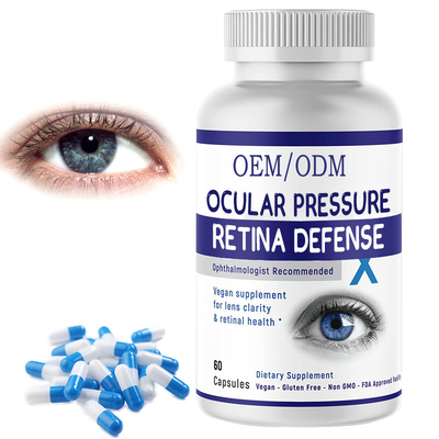 Oküler Basınç Retina Savunma Takviyeleri OEM 30 Kapsül Doğal Astaksantin Yağı Softgels