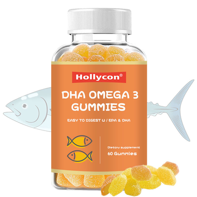 Çocuklar Yetişkinler İçin Omega 3 EPA DHA Morina Karaciğeri Yağı Hapları Sakızlı Beslenme Ürünleri