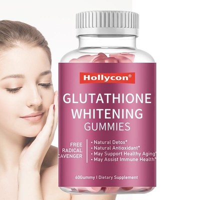 Cilt Beyazlatma Yaşlanma Karşıtı İçin OEM C Vitamini Gluta Kollajen Kapsül