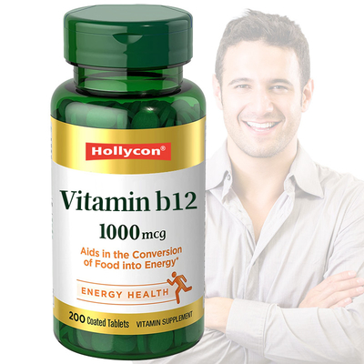 GMP Vitamin b12 Tabletler 1000mcg 20 adet Vegan Takviyesi Enerji Metabolizmasını Destekler