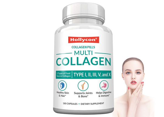 180PCS Çoklu Kolajen Kapsülleri Tendonları Yeniden Yaratmaya Yardımcı Olur Eklemler Bağlar Ve Kaslar