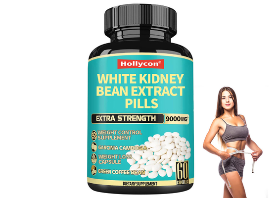 FDA Beyaz Böbrek Fasulyesi Ekstraktı Hapları Metabolize Yağ Kilo kaybı takviyesi için Destek
