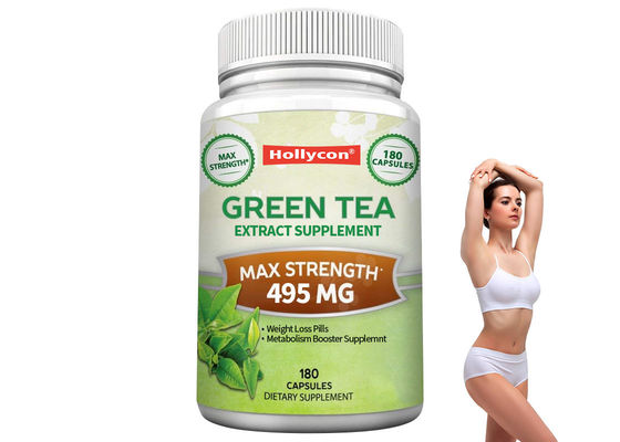 Yeşil Çay Ekstraktı Kapsülleri Gelişmiş Termogenez Ağırlık Kaybı Hapları için OEM Takviyeleri