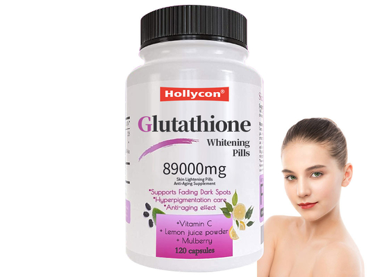 OEM Glutathione Beyazlama Hapları Cildin Beslenmesine Yardımcı Olur Ve Tonu Aydınlatır Yaşlanma Karşıtı Takviye