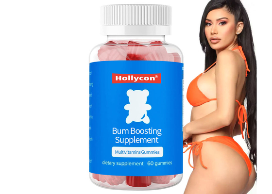 HALAL Multivitamin Gummies Göğüsleri Büyütmeye Yardımcı Olur Kalça Kıç Güçlendirme Takviyesi