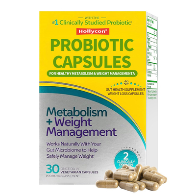 Sağlıklı Metabolizma İçin Probiyotik Kapsüller Kilo Yönetimi Bağırsak Sağlığı Takviyesi Kilo Kaybı Kapsülleri