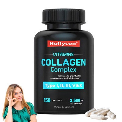OEM Özel Etiket Vital Vitaminler Yetişkinler için Kolajen Çoklu Vitaminler Kolajen Kapsülleri