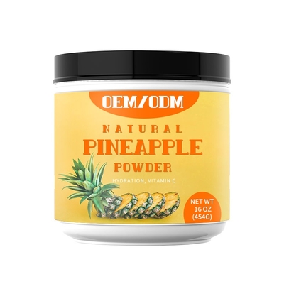 OEM Özel Etiket Sindirim Organik Ananas Tozu Toplu Takviyeleri Tanıtın
