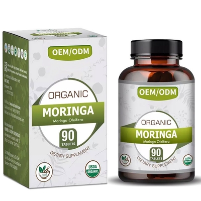 OEM Toptan Satış 1500mg Herbal Slim Kapsülü Moringa Oleifera Yağ Yakma Tabletleri