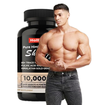 OEM Temiz Himalaya Organik Shilajit Kapsülleri Antioksidan Enerji Destekle İmmün Stres Telafi