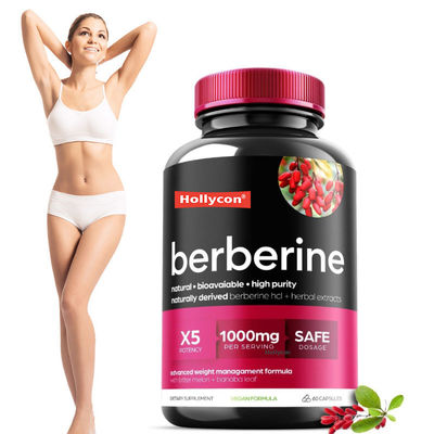 Yüksek Kaliteli Berberin Kapsülleri Ağırlık Kaldırma Doğal İğnelik Kapsülleri