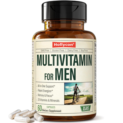 Erkekler İçin Multivitamin Tedarikçi Multimineraller Vitamin Takviyesi Çinko Enerji Odaklanmasını Artırır
