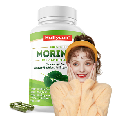 Moringa Kapsülleri Moringa Tozu Organik Moringa Yaprağı Enerji Değişimini Desteklemek Bağışıklık Fabrikası