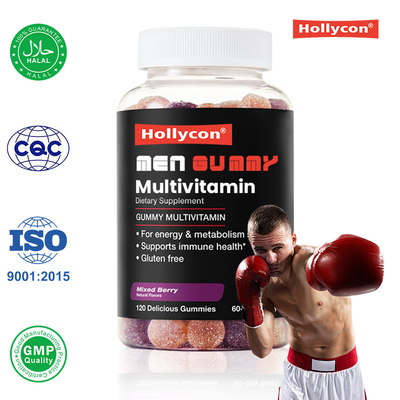 Erkekler için Multivitamin Gummy Enerji ve Metabolizmayı Artırır Bağışıklık Sağlığını Artırır