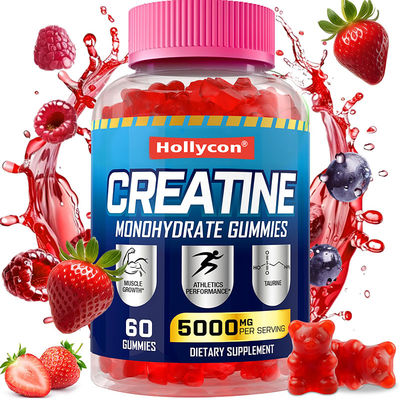 Kreatin Monohidrat Gummies Güç Enerji Dayanıklılık ve Egzersiz sonrası iyileşme