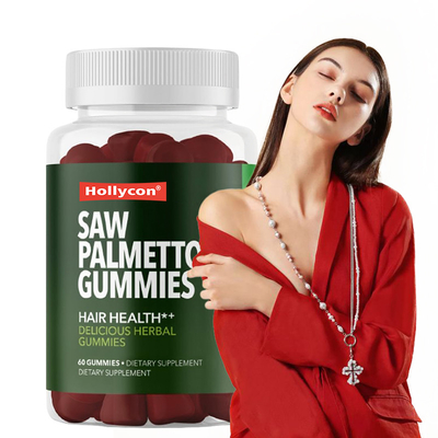 Saç Sağlığı İçin Saw Palmetto Gummies 75mg Saç Destek için Saw Palmetto Ekstraksi
