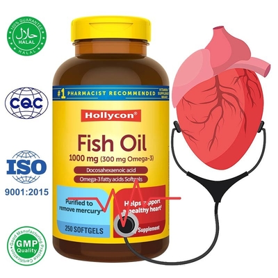 Özel Omega 3 Yağ Asitleri Balık Yağı Softgel Sağlıklı Kalbi Destekler