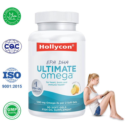 Üretici Omega 3 Balık Yağı Softgels EPA DHA Takviyesi Beyin Kalp Sağlığını Artırır