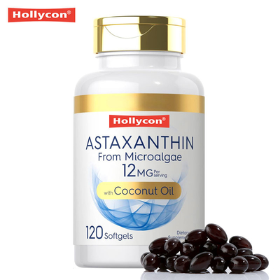 Astaxanthin Softgels, Kokos Yağı ile daha iyi emilir