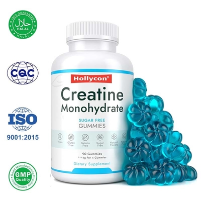 Şekersiz Kreatine Gummies, Sıska Kas Büyümesi ve Gücünü Destekler