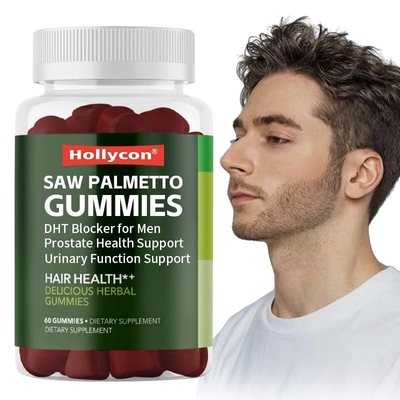 Fabrika Saw Palmetto Gummies erkek kalça ve prostat sağlığı için