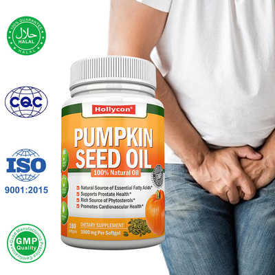 Fabrika Balkabağı Tohumu Yağı Softgels Saç Prostat Eklem Sağlığı Omega-3 Esas Yağ Asitleri Takviyesi