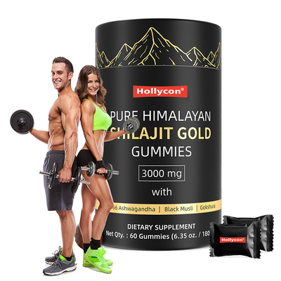 Temiz Himalaya Shilajit Sakızları 400mg Himalaya Shilajit Sakızları Enerji artırmak için
